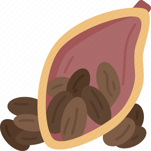Cocoa, bean, pod, chocolate, fruit icon - Download on Iconfinder