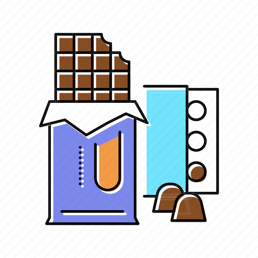 Chocolate, product, production, factory, industry, plant icon - Download on Iconfinder