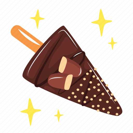 Cake stick, chocolate, dessert, sweet, food, restaurant, world chocolate day sticker - Download on Iconfinder