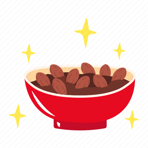 Cocoa beans, beans, chocolate, dessert, sweet, food, restaurant sticker - Download on Iconfinder