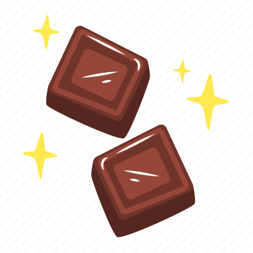 Milk chocolate bar, chocolate bar, chocolate, dessert, sweet, food, restaurant sticker - Download on Iconfinder