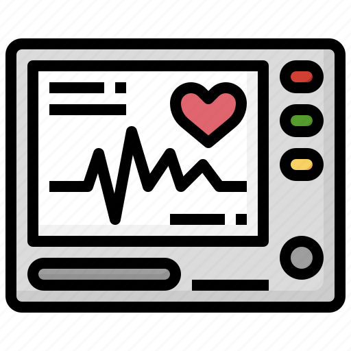 Ekg, electrocardiogram, heartbeat, healthcare, and, medical, heart icon - Download on Iconfinder