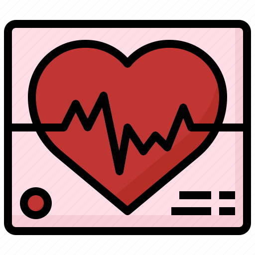 Heartbeat, healthcare, and, medical, wellness, heartbeats, heart icon - Download on Iconfinder