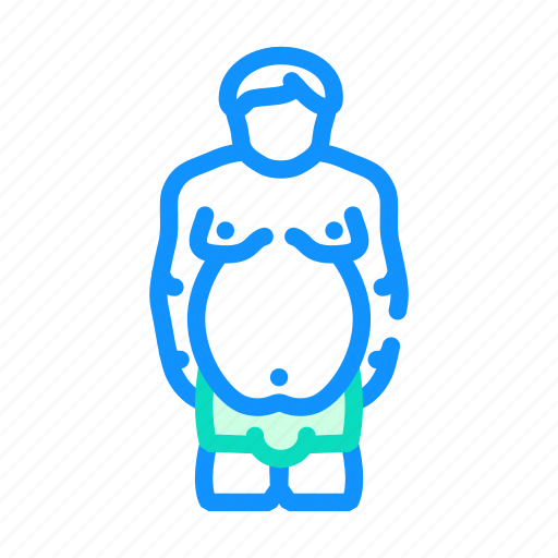 Overweight, prople, cholesterol, people, disease, food icon - Download on Iconfinder