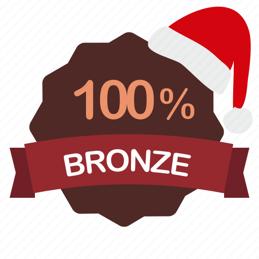 Bronze, christmas, guarantee, percent icon - Download on Iconfinder