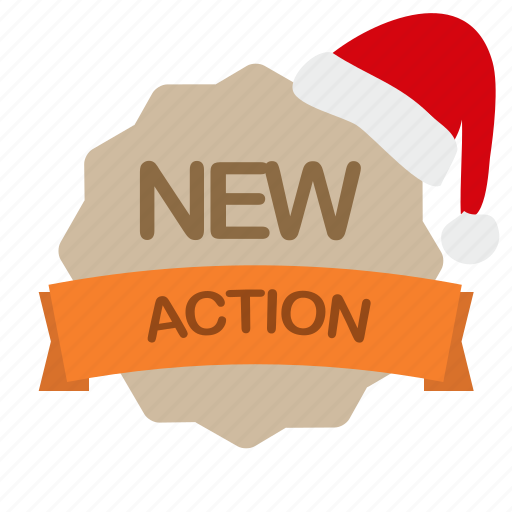 Action, christmas, label, new icon - Download on Iconfinder