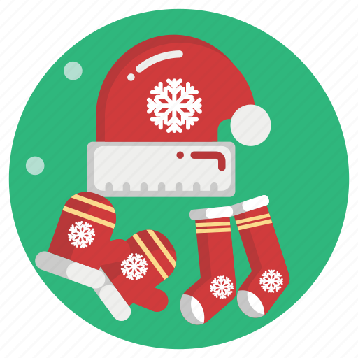 Cap, socks, santa, christmas, gift, xmas icon - Download on Iconfinder