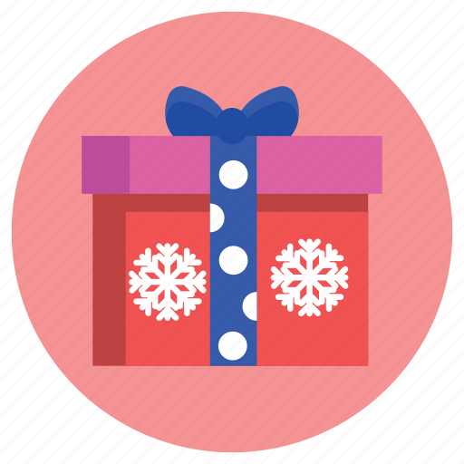 Gift, christmas, xmas, decoration, snow, present, snowflake icon - Download on Iconfinder