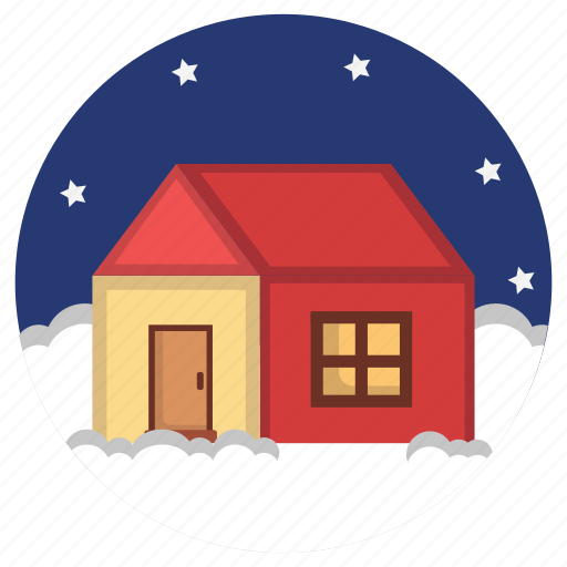 Home, house, snow, winter, night, winternight icon - Download on Iconfinder