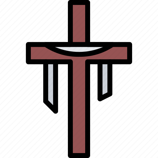 Cross, catholicism, jesus, christ, religion, christianity, christian icon - Download on Iconfinder