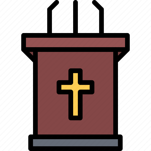 Stand, cross, church, jesus, christ, religion, christianity icon - Download on Iconfinder