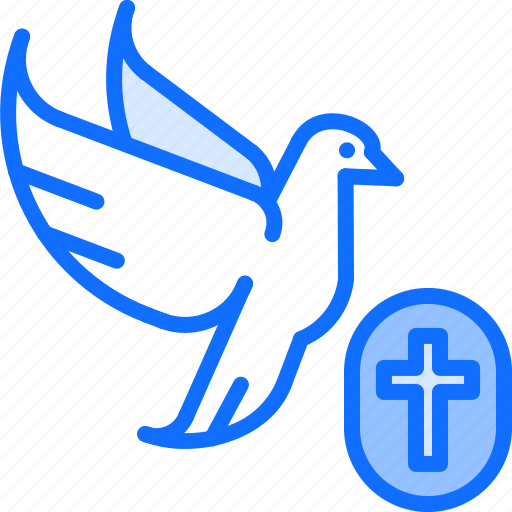 Dove, bird, holy, soul, jesus, christ, religion icon - Download on Iconfinder