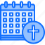 calendar, date, cross, jesus, christ, religion, christianity, christian, culture 