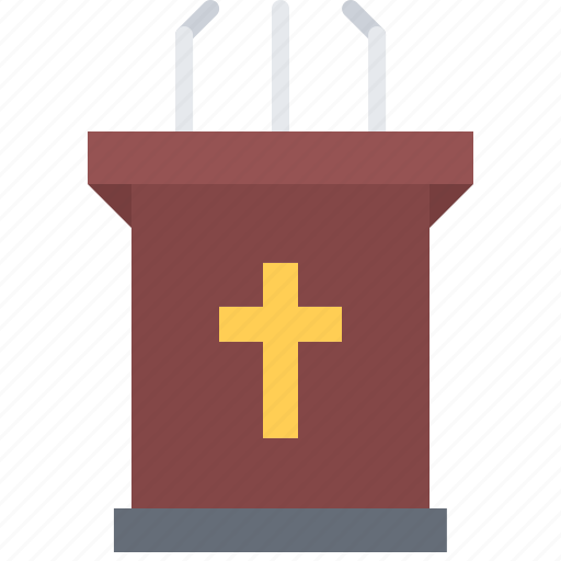 Stand, cross, church, jesus, christ, religion, christianity icon - Download on Iconfinder