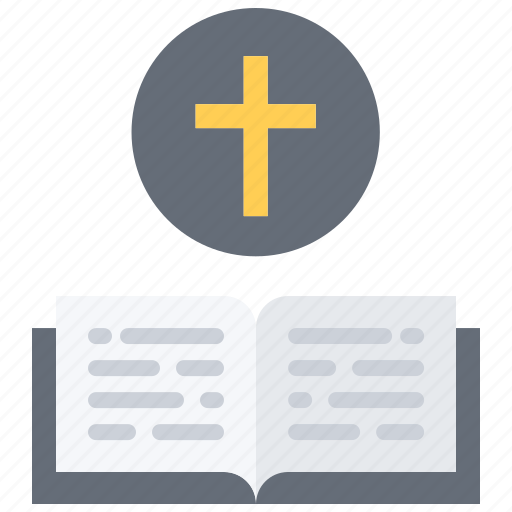 Bible, book, cross, jesus, christ, religion, christianity icon - Download on Iconfinder