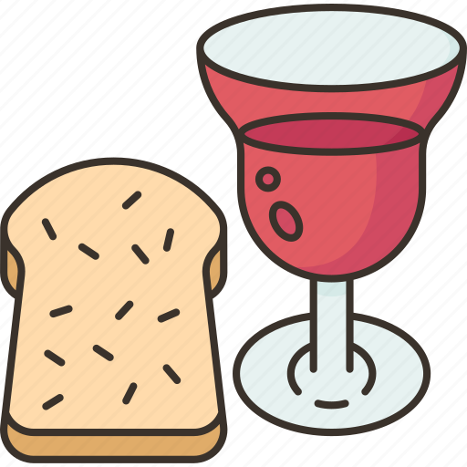 Bread, wine, food, drink, meal icon - Download on Iconfinder