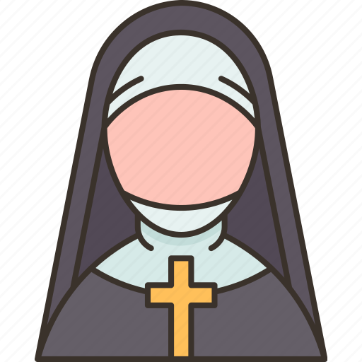 Nun, christianity, sister, novice, priestess icon - Download on Iconfinder