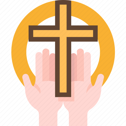 Faith, hope, bless, gratitude, cross icon - Download on Iconfinder