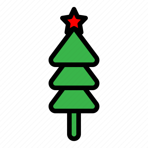 Christmas, fir, holiday, star, tree, winter icon - Download on Iconfinder