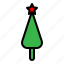 christmas, fir, holiday, star, tree, winter 