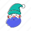 santa, claus, character, christmas, holiday, xmas, hat, cap 