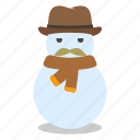 christmas, decoration, holiday, snow, snowman, weather, winter