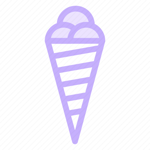Cone, food, icecream, sweet, symbology icon - Download on Iconfinder