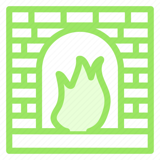 Bake, cook, fire, oven, stone icon - Download on Iconfinder