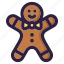 christmas, cookie, santa, snow, sweet, winter, xmas 