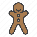 biscuit, cookie, cristmass, gingerbread, man