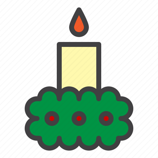 Candle, cristmass, decoration, light icon - Download on Iconfinder