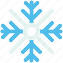 snow, snowflake, winter icon