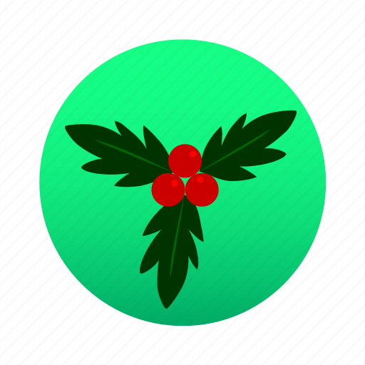 Accessory, cherry, christmas, holly, mistletoe, ornament, xmas icon - Download on Iconfinder