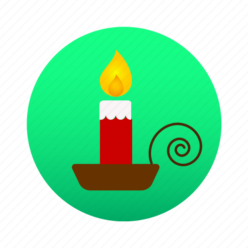 Afire, candle, candlestick, chamberstick, christmas, light icon - Download on Iconfinder
