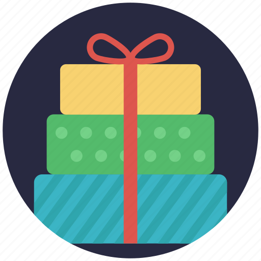Birthday gift, christmas present, gift box, party gift, wrapped gift icon - Download on Iconfinder