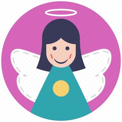 Angel, fairy, fairy angel, flying fairy, peace symbol icon - Download on Iconfinder