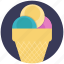 cone ice cream, flavoured ice cream, ice cream, scooped icecream, sweet dessert 