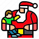 child, christmas, claus, hat, kid, santa