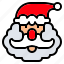 christmas, claus, hat, man, old, santa 