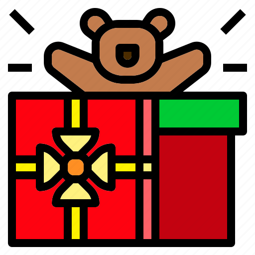 Bear, christmas, doll, gift, present, teddy icon - Download on Iconfinder