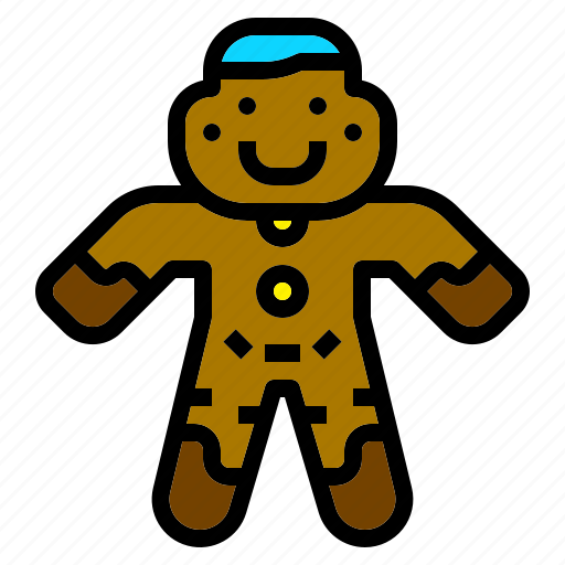 Christmas, cookie, gingerbread, man icon - Download on Iconfinder