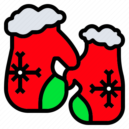 Christmas, glove, holiday, snowflak, winter icon - Download on Iconfinder