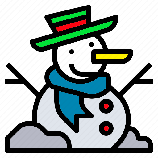 Christmas, hat, scarf, snow, snowman icon - Download on Iconfinder
