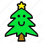 christmas, star, tree, winter 
