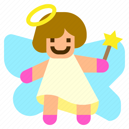 Angel, cherub, christmas, cupid, mace icon - Download on Iconfinder