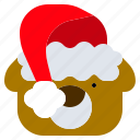 bear, christmas, doll, hat, santa, teddy, toy