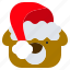 bear, christmas, doll, hat, santa, teddy, toy 