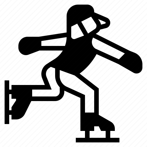 Figure, ice, skate, skater, skating, sport, winter icon - Download on Iconfinder