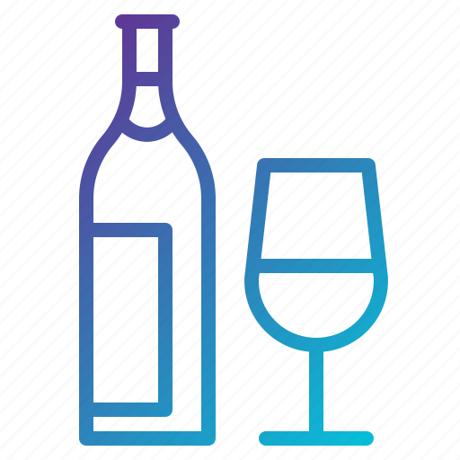 Alcohol, beverage, bottle, glass, wine icon - Download on Iconfinder