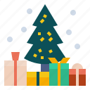 box, christmas, gift, present, surprise, tree